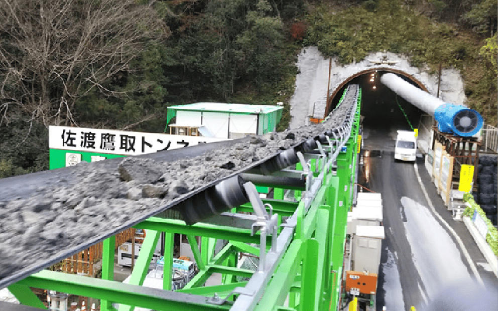 コンベヤ装置の写真